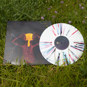 Divine Inner Tension • White W/ Opaque Red, Black & Blue Splatter • Limited to 500