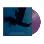Anberlin "Convinced" vinyl. Cover is blue with a black, upside down figure falling. Vinyl is Opaque Purple.