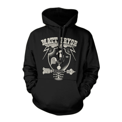 Rooster • Black • Pullover Hoodie