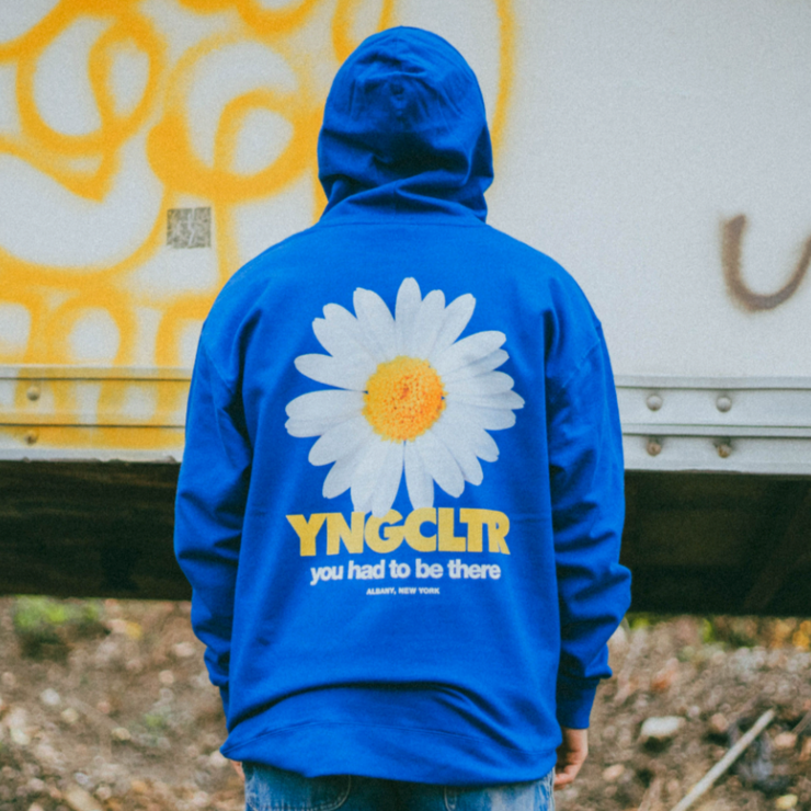 Daisy • Royal Blue • Pullover Hoodie