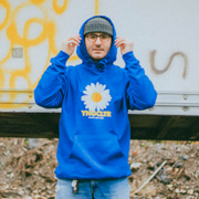Daisy • Royal Blue • Pullover Hoodie